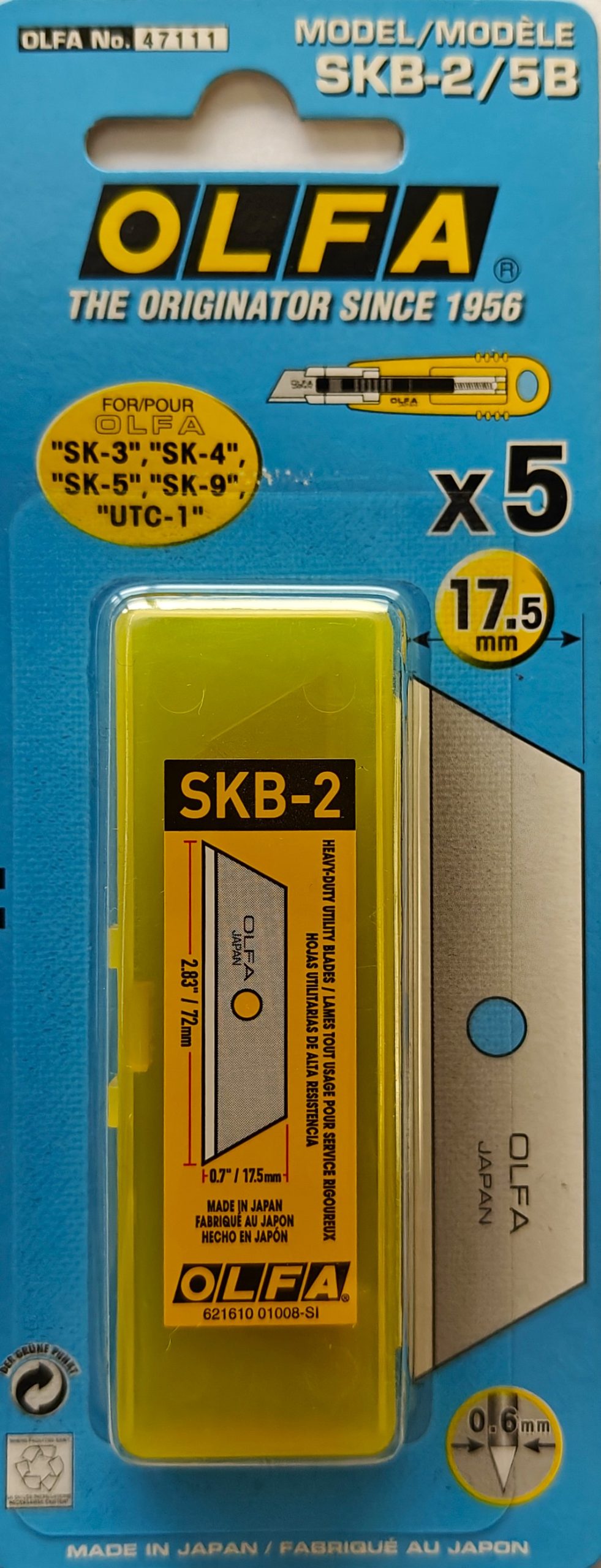 MATTOVEITSEN TERÄ O. SKB-2/5B 5KPL