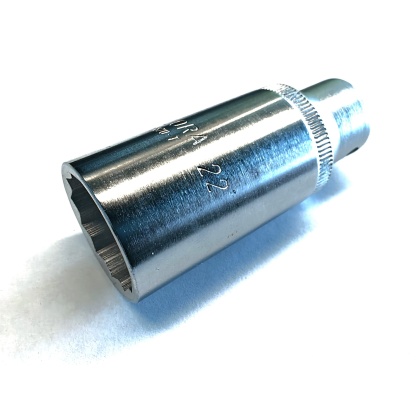 HYLSY 3/8" X 22 MM PITKÄ