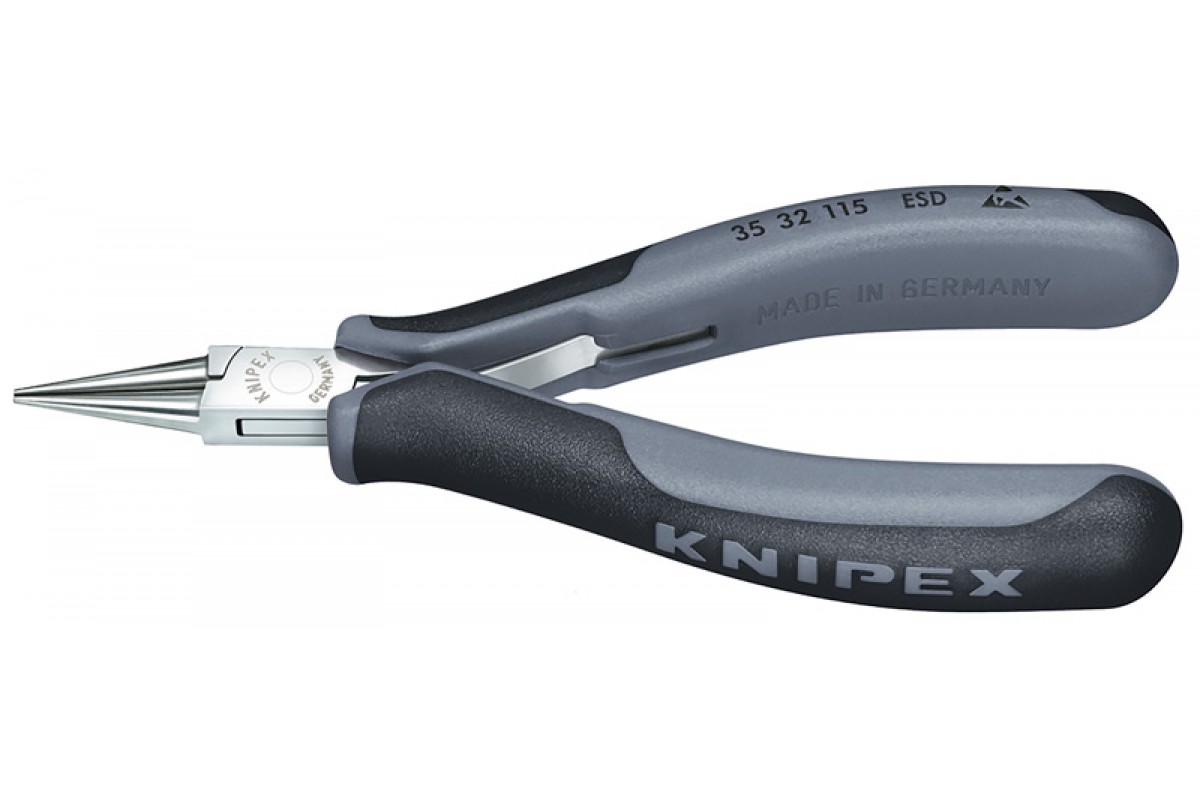 ELEKTRONIIKKA KÄRKIPIHTI 115 MM ESD KNIPEX PYÖRÖ 3532115