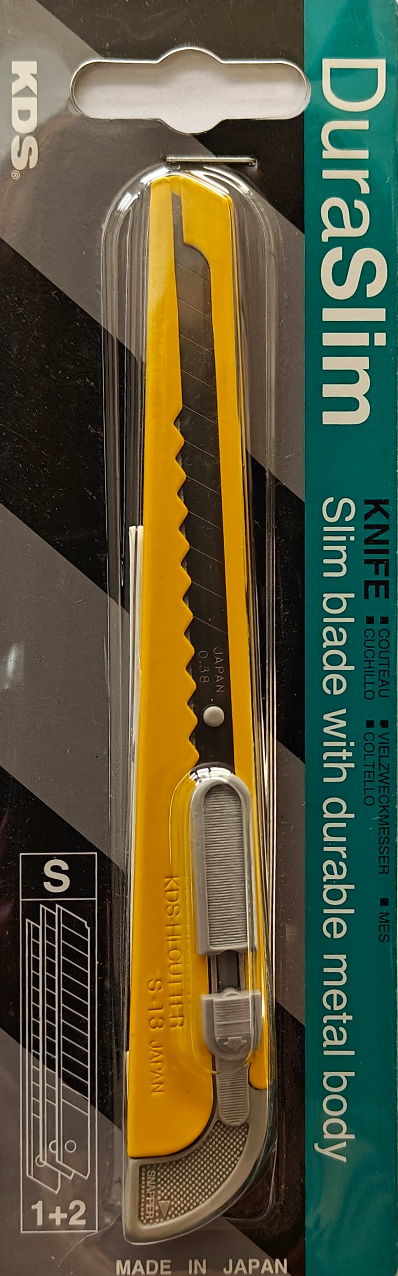 KATKOTERÄVEITSI KDS 9MM DURA SLIM